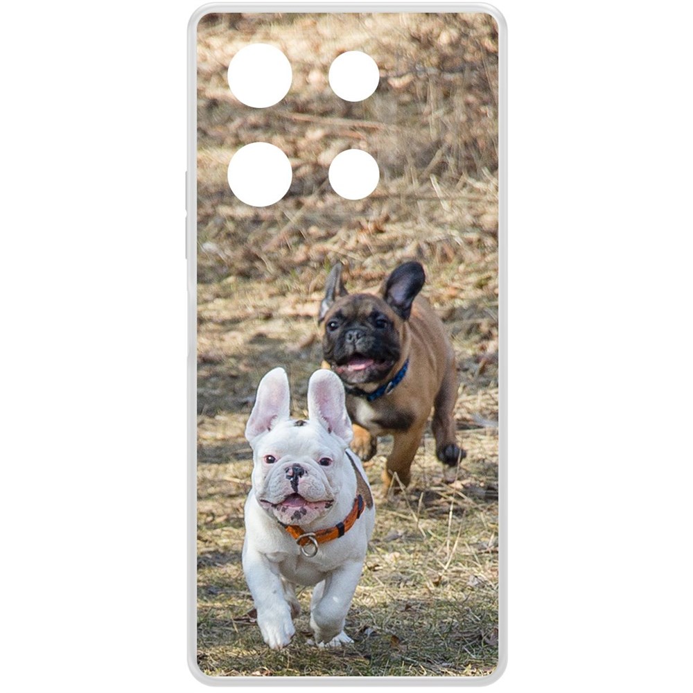 

Чехол-накладка Krutoff Clear Case Догонялки для INFINIX Note 30 Pro, Прозрачный