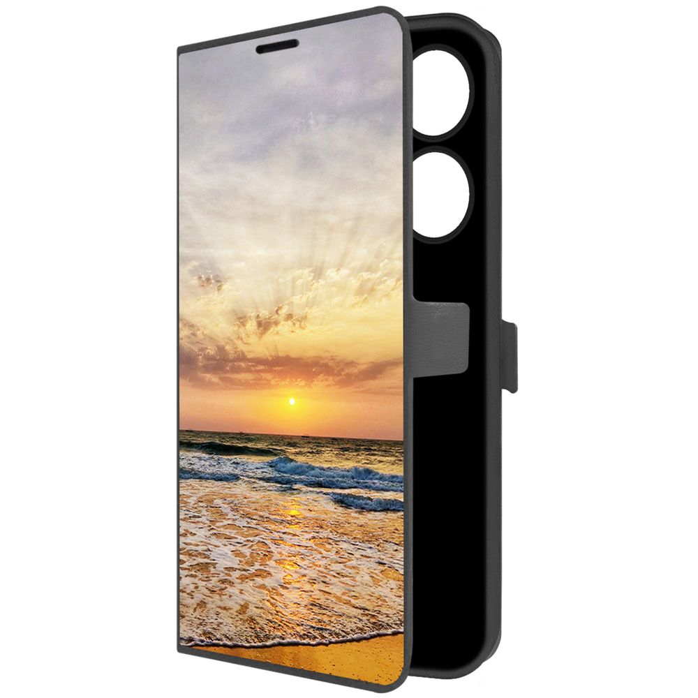 

Чехол-книжка Krutoff Eco Book для Xiaomi Poco M6 Pro 4G Индия, Пляжи Гоа (черный)