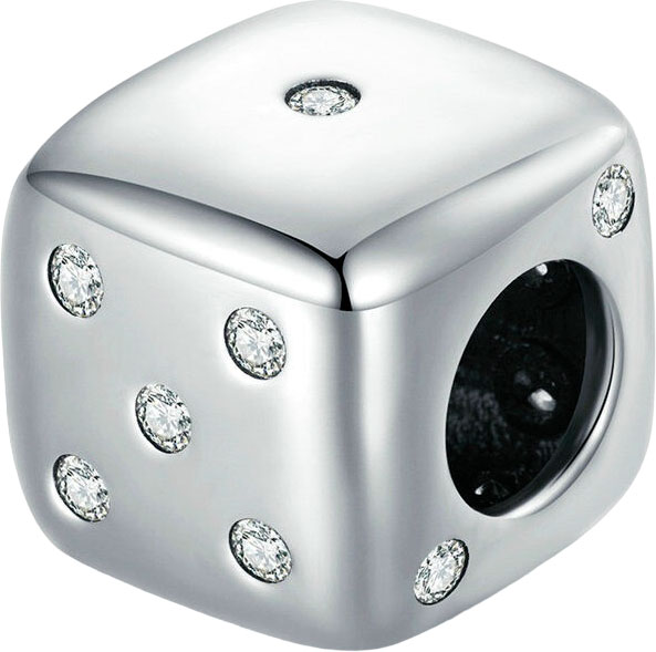 

Шарм из серебра bamoer SCC2362, фианит, SCC2362