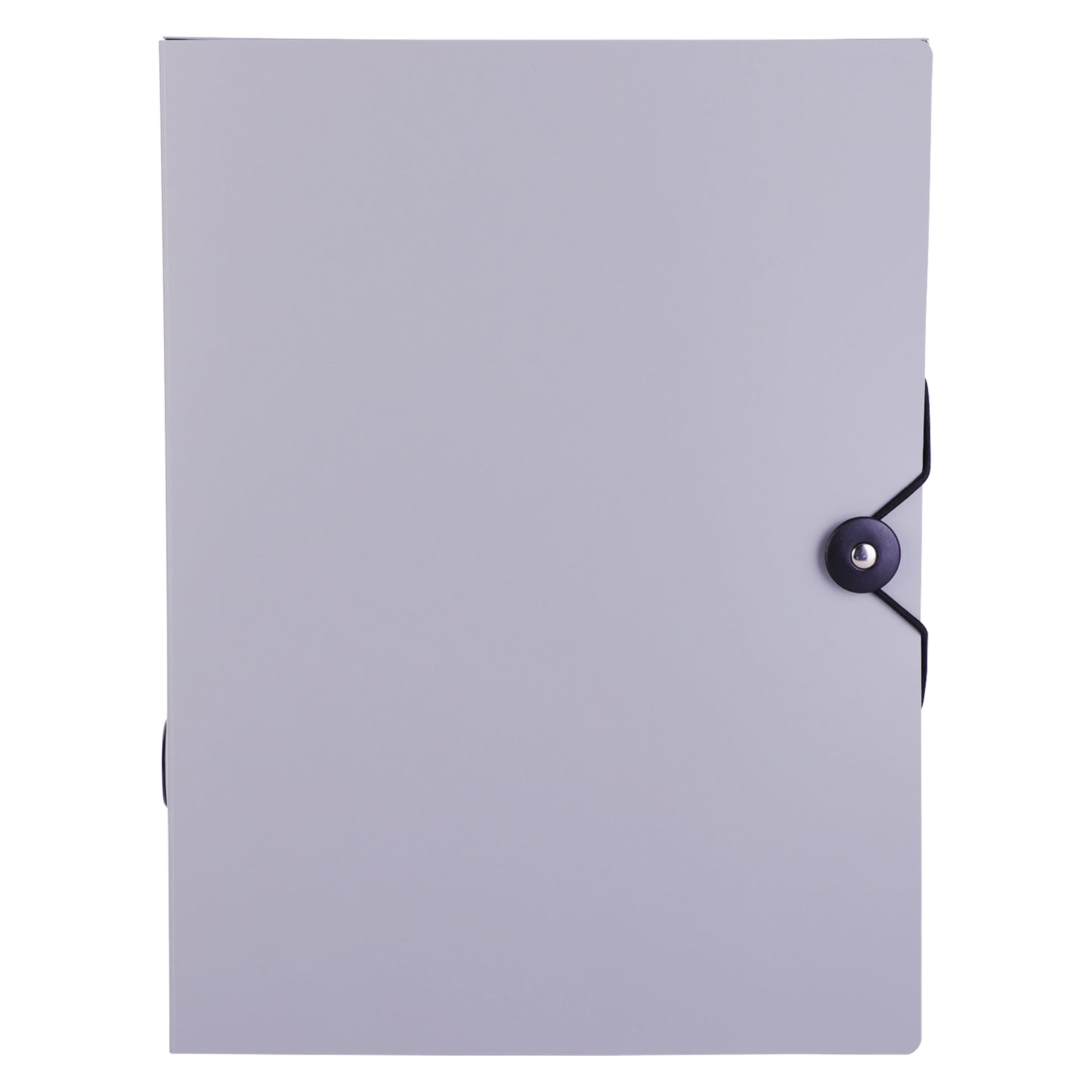 

Папка АШАН Красная птица А4 на резинке пластиковая серая 38 мм