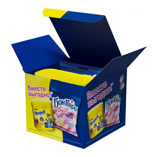 

Какао Nesquik растворимый 250 г + Суфле Бон пари 90 г
