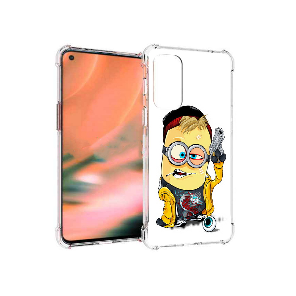 

Чехол MyPads Tocco для OnePlus Nord 2 5G миньон бандит (PT161451.125.475), Прозрачный, Tocco