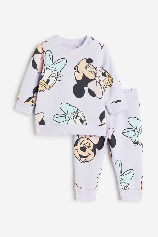 

Костюм повседневный детский H&M 1103388, Светло-фиолетовый, Минни Маус, 68, 1103388