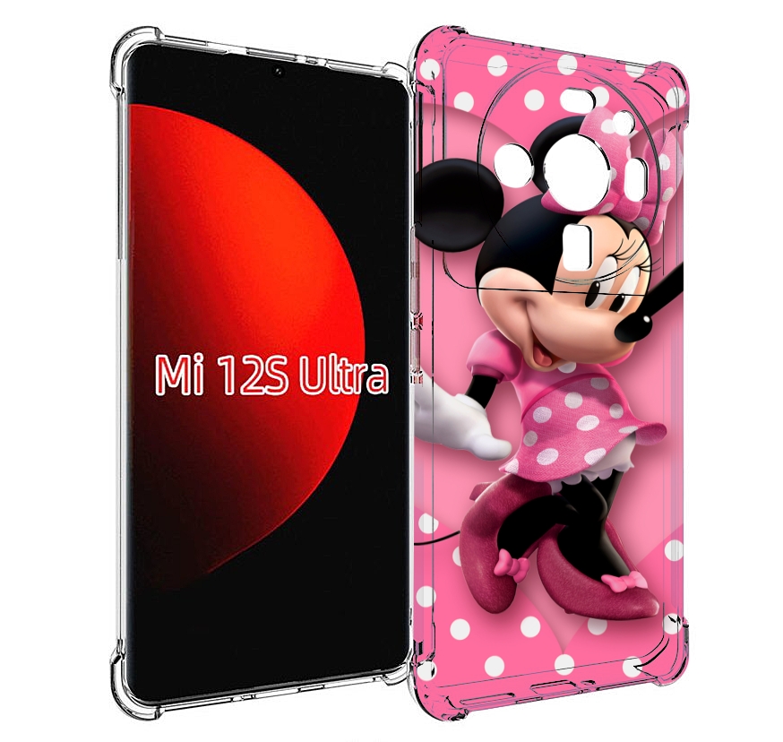 

Чехол MyPads Минни-Маус-в-сердце женский для Xiaomi 12S Ultra, Прозрачный, Tocco