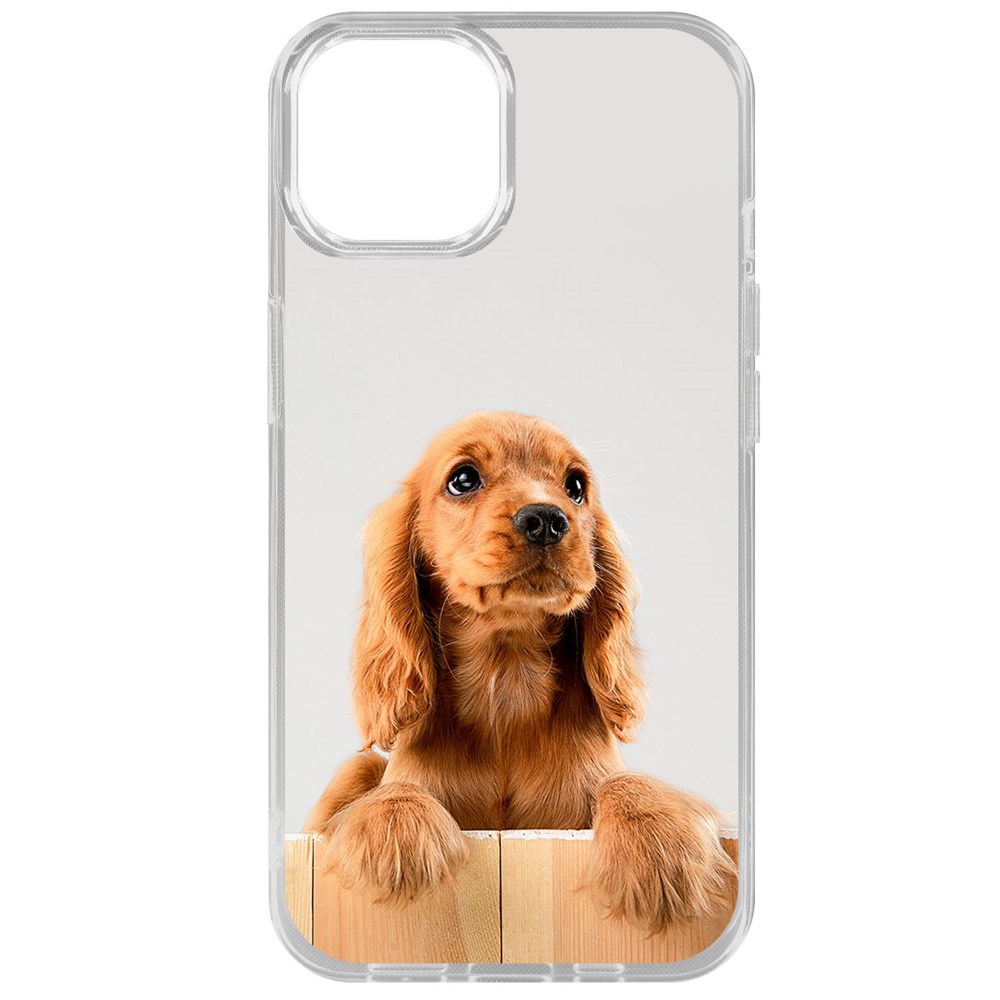

Чехол-накладка Krutoff Clear Case Выходи играть для iPhone 15, Прозрачный