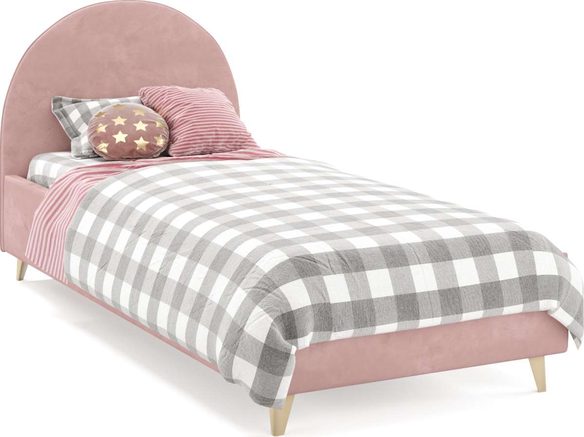 Кровать ВоБаза 80x190 арт.014 Розовый