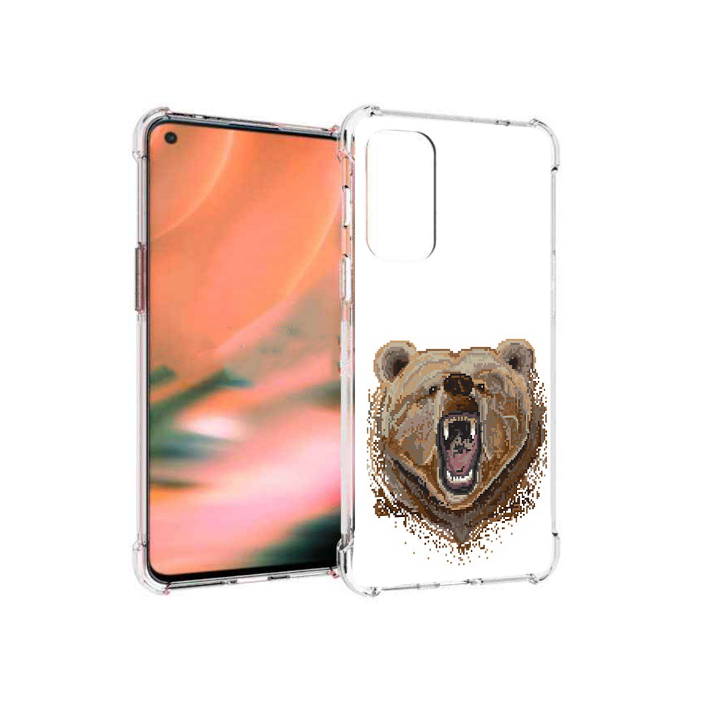 

Чехол MyPads Tocco для OnePlus Nord 2 5G пиксельный медведь (PT161451.125.539), Прозрачный, Tocco