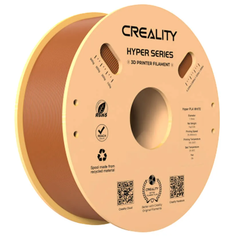 

Картридж для 3D-принтера Creality Hyper PLA-пластик 1.75мм 1кг коричневвый, Катушка Hyper PLA-пластика