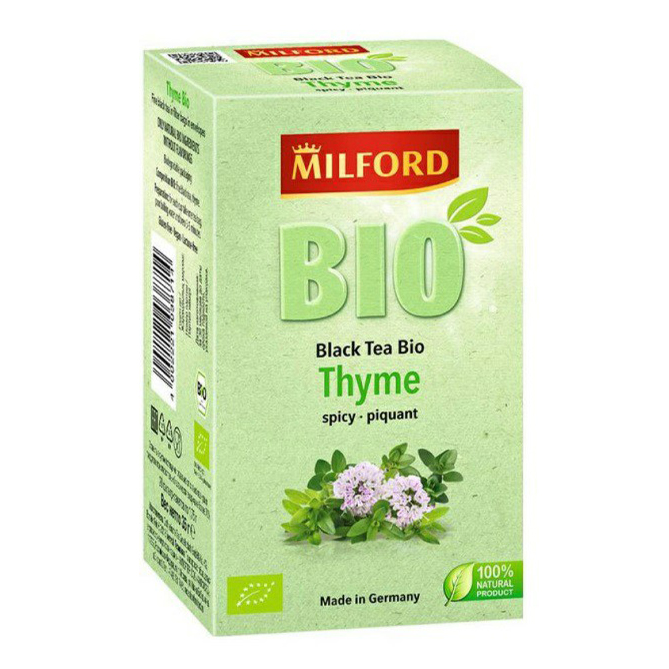 Чай черный Milford Bio Thyme с чабрецом в пакетиках 1,75 г х 20 шт