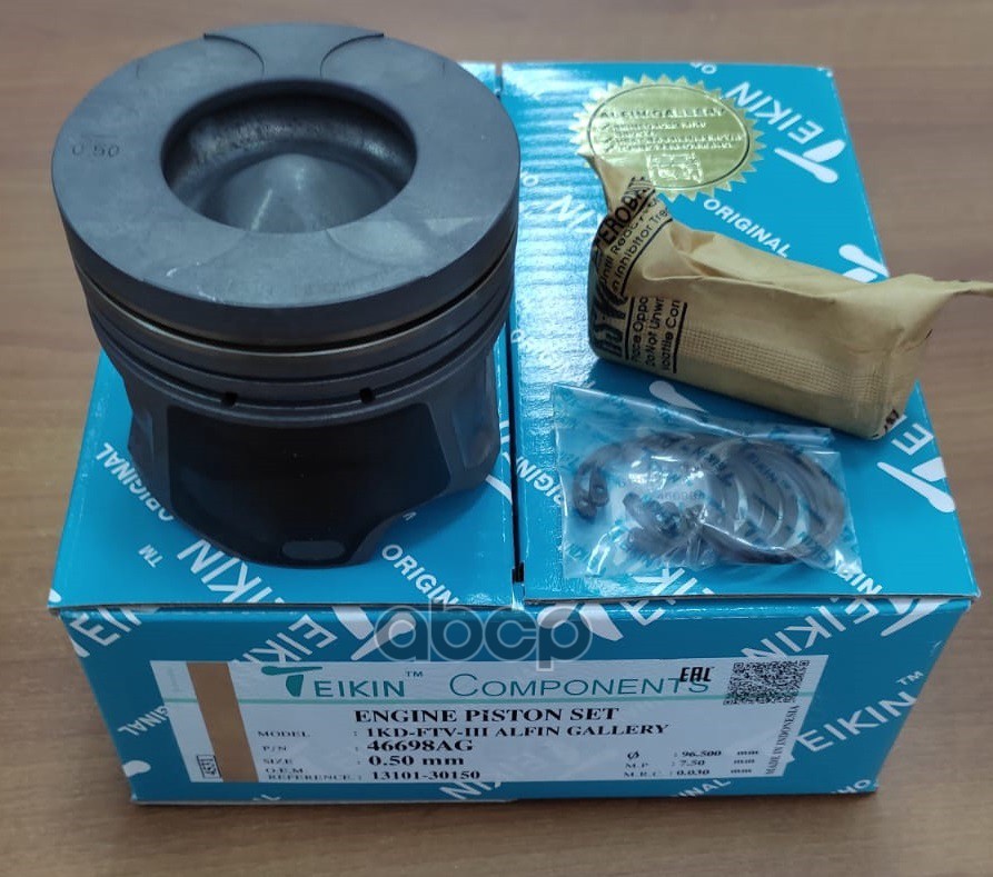 

Поршень двигателя 1KD-FTV-III 962x1.5x3 46698-AG-050 (13101-30150)