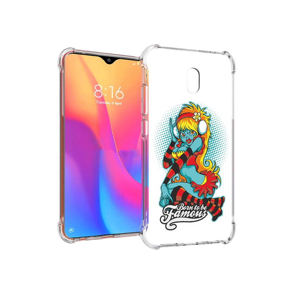 

Чехол MyPads Tocco для Xiaomi Redmi 8A нарисованная девушка в наушниках (PT138948.272.498), Прозрачный, Tocco