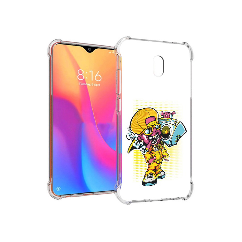 Чехол MyPads Tocco для Xiaomi Redmi 8A нарисованный парень с колонкой (PT138948.272.511)