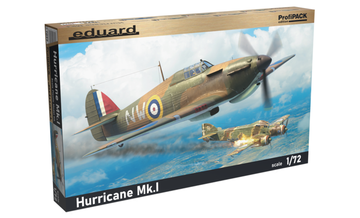 фото Сборная модель eduard 1/72 истребитель hurricane mk. i 7099