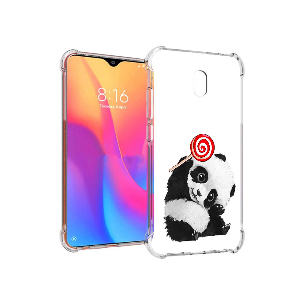 

Чехол MyPads Tocco для Xiaomi Redmi 8A панда с леденцом (PT138948.272.534), Прозрачный, Tocco
