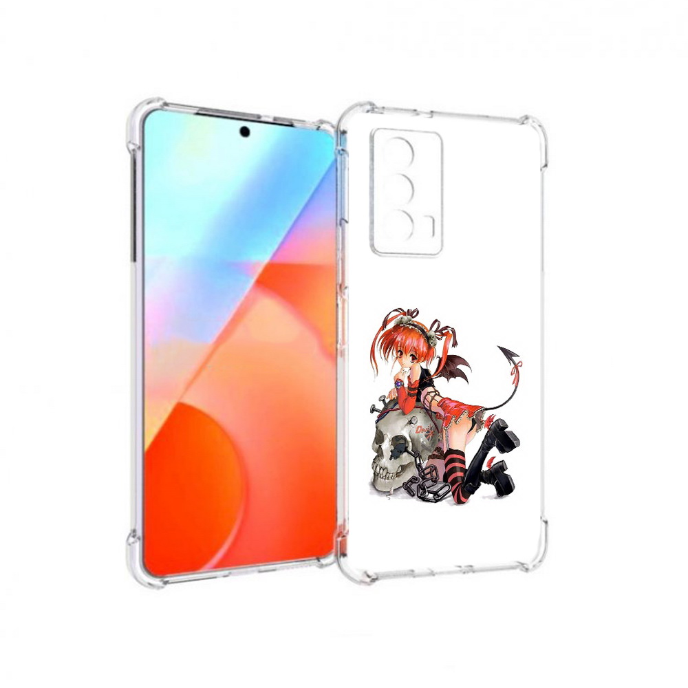 

Чехол MyPads Tocco для Vivo iQOO Z5 аниме (PT226980.401.221), Прозрачный, Tocco