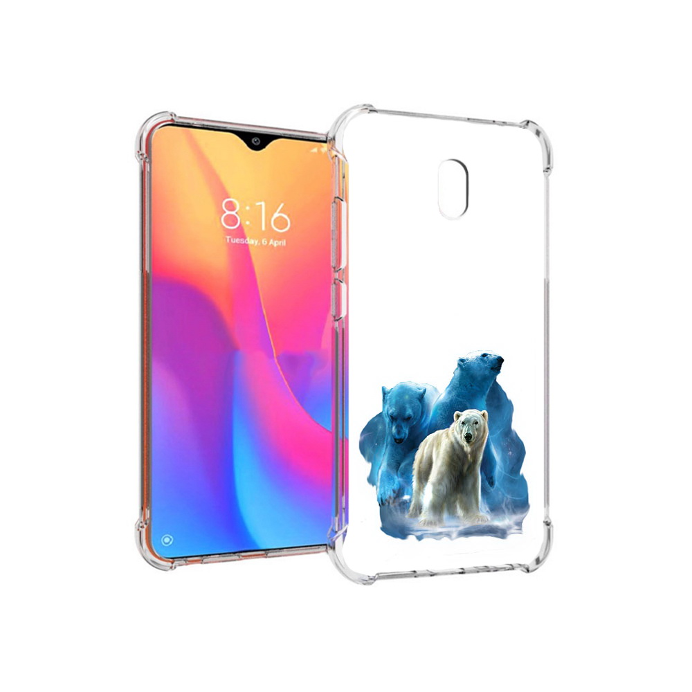 

Чехол MyPads Tocco для Xiaomi Redmi 8A полярный медведь (PT138948.272.549), Прозрачный, Tocco