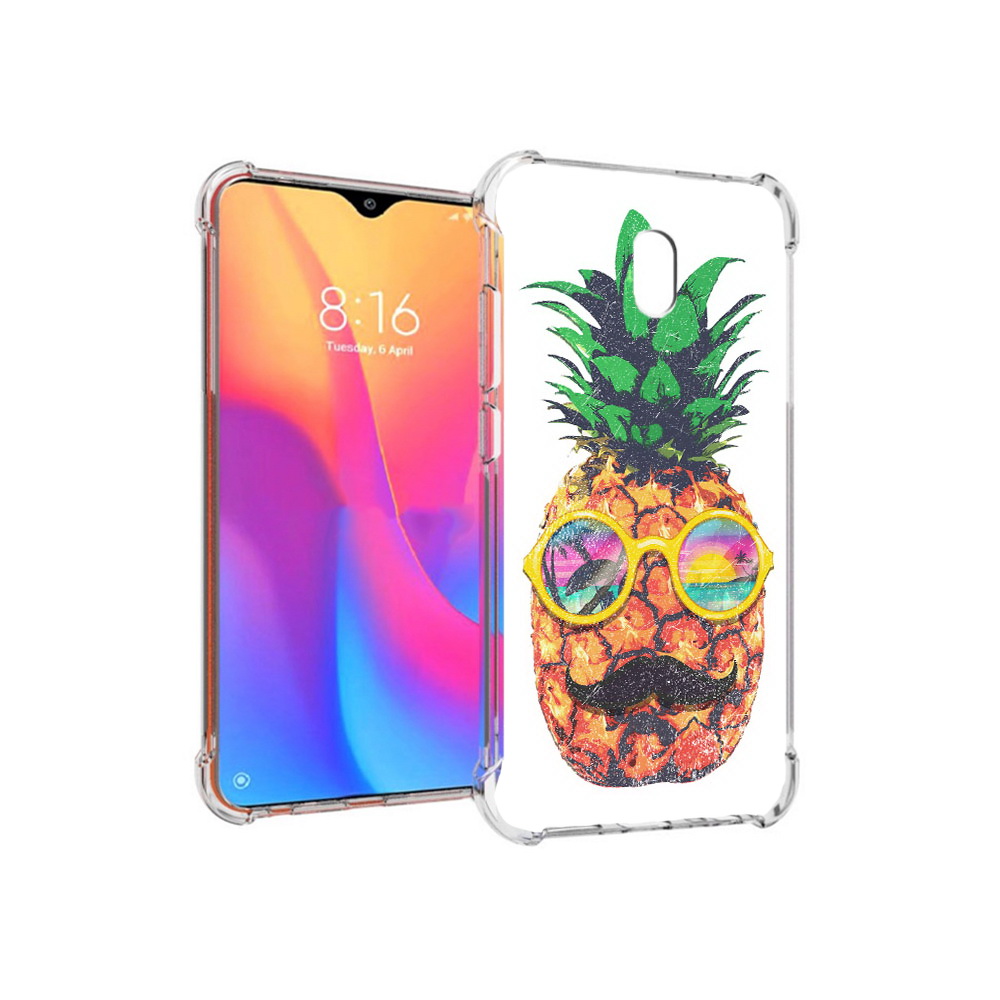 Чехол MyPads Tocco для Xiaomi Redmi 8A прикольный ананас с лицом (PT138948.272.556)