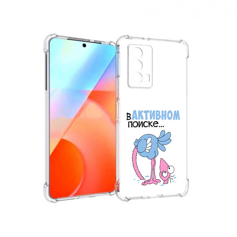 

Чехол MyPads Tocco для Vivo iQOO Z5 в активном поиске (PT226980.401.255), Прозрачный, Tocco