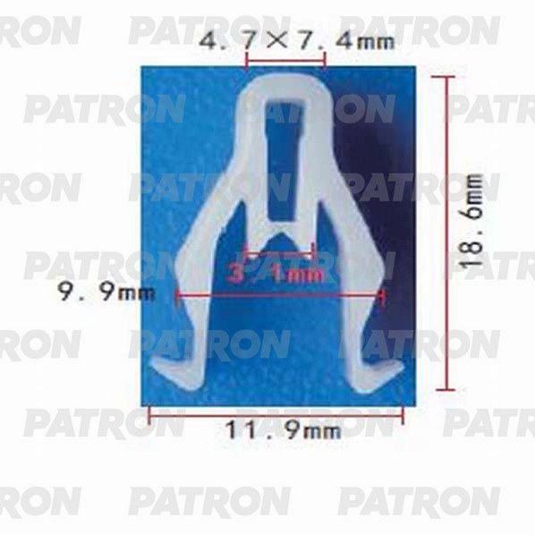 

Клипса Автомобильная PATRON P371007