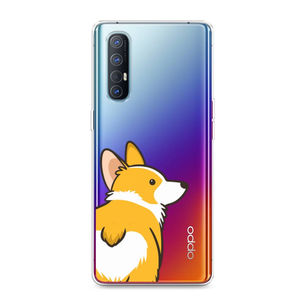 

Чехол Awog на Oppo Reno 3 Pro "Корги следуй за мной", Разноцветный, 252550-2