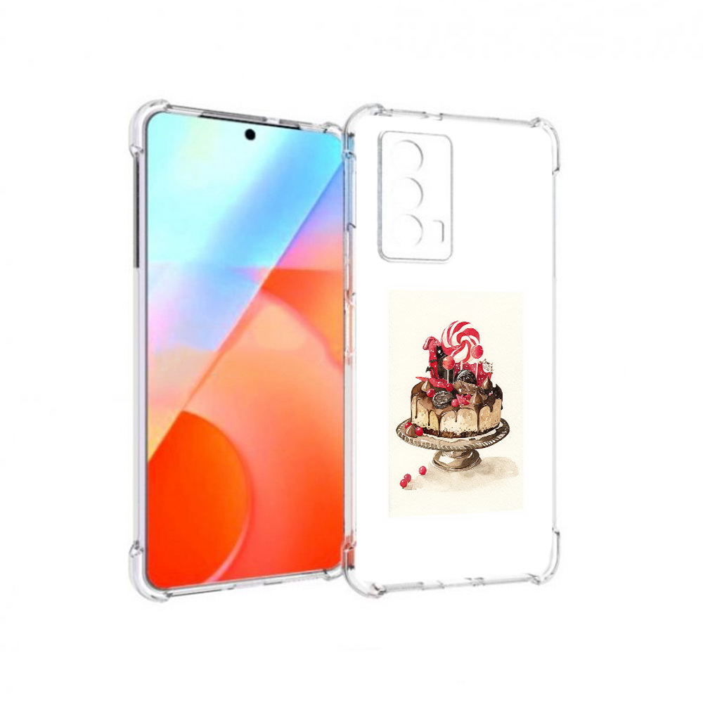 

Чехол MyPads Tocco для Vivo iQOO Z5 вкусный торт (PT226980.401.262), Прозрачный, Tocco