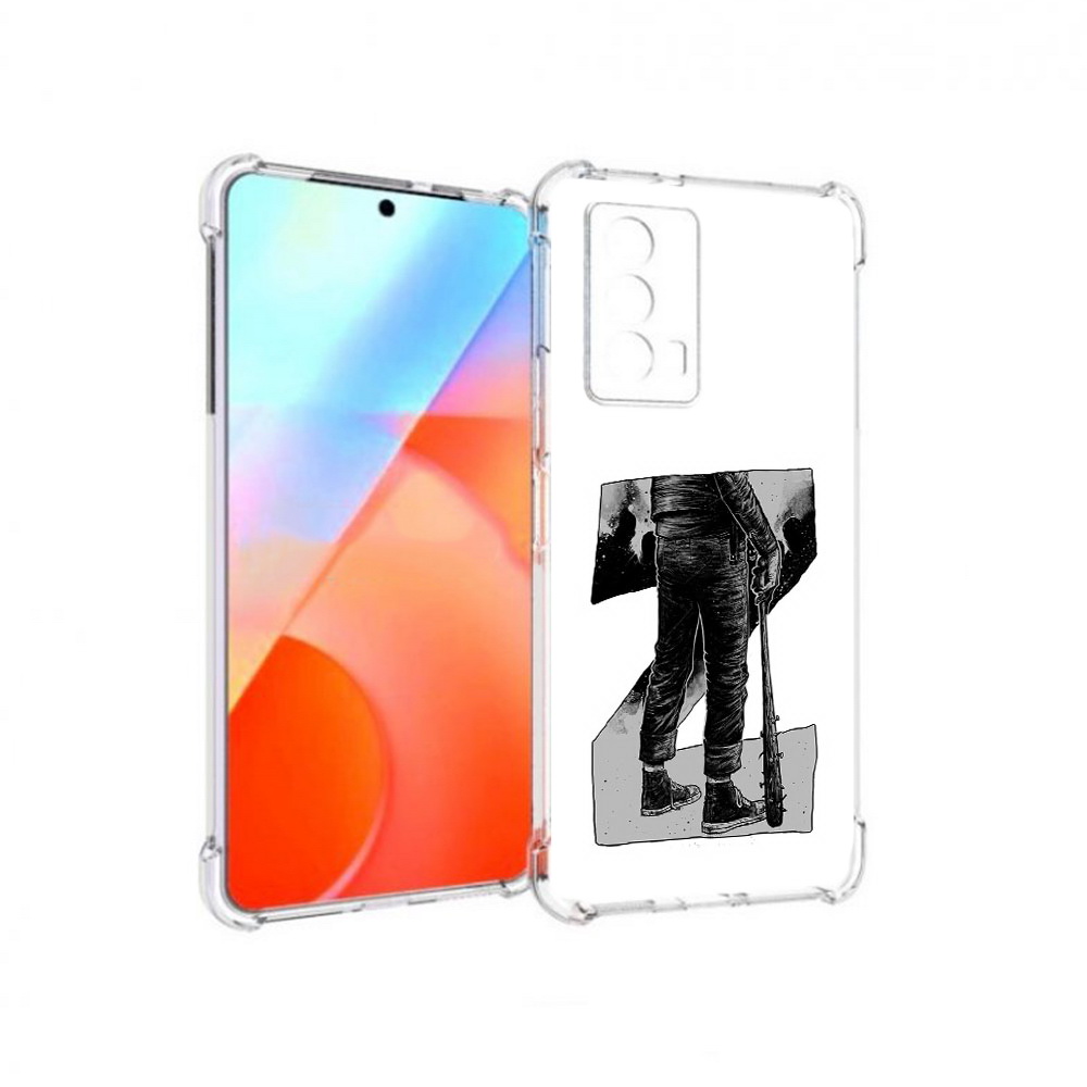 

Чехол MyPads Tocco для Vivo iQOO Z5 воин черно белый (PT226980.401.265), Tocco