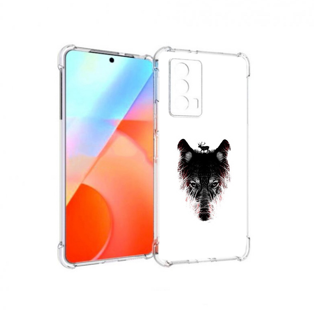 

Чехол MyPads Tocco для Vivo iQOO Z5 волк в траве (PT226980.401.267), Прозрачный, Tocco
