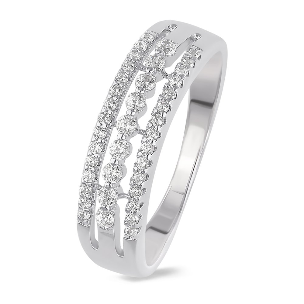 

Кольцо из серебра р.  585Gold 701007668, фианит, 701007668