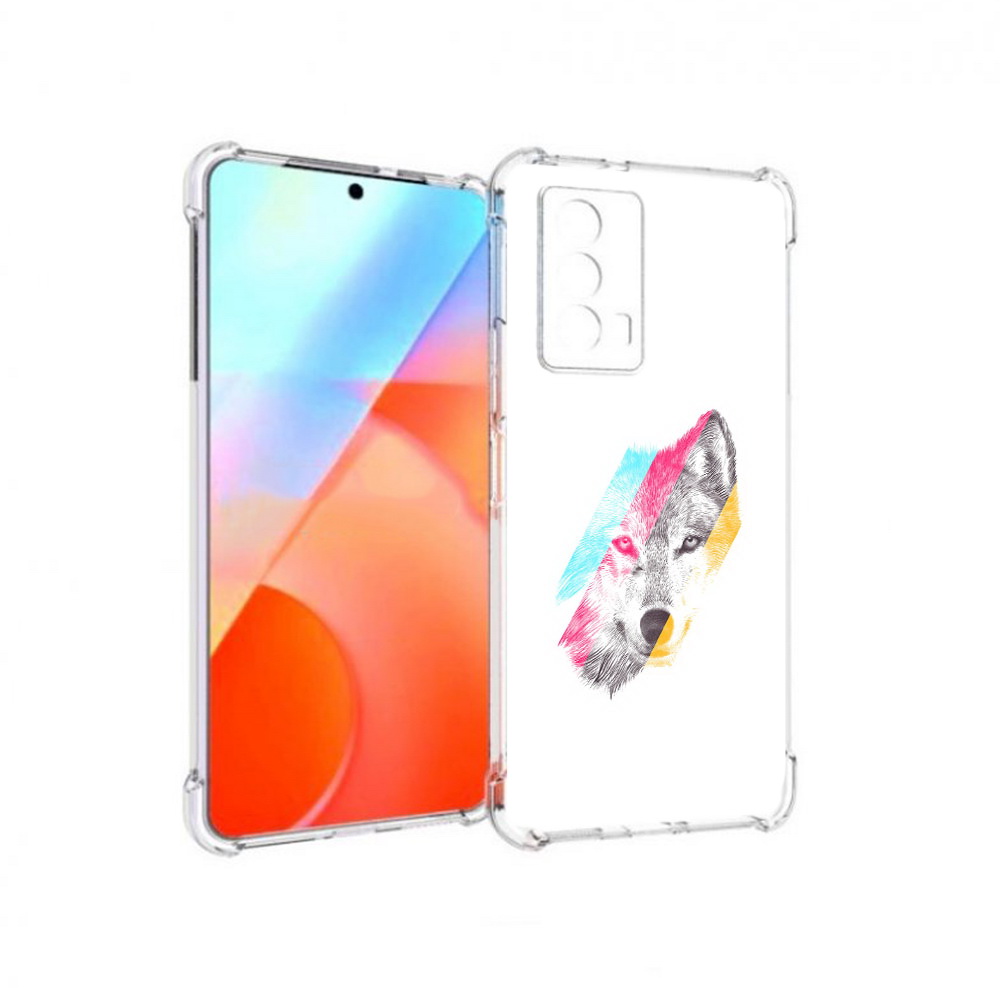 

Чехол MyPads Tocco для Vivo iQOO Z5 волк градиент (PT226980.401.268), Прозрачный, Tocco
