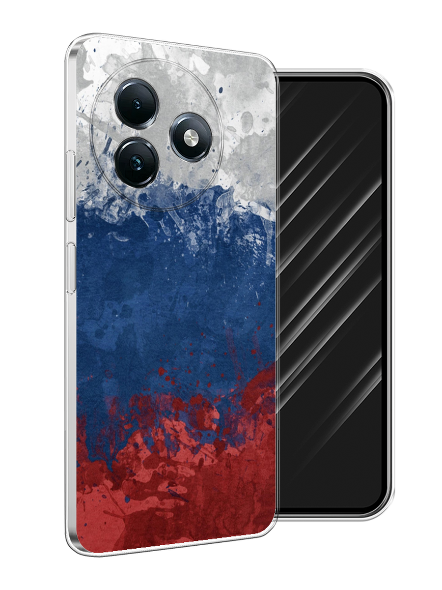 

Чехол Awog на Itel S24 "Флаг России неровный", Белый;синий;красный, 3202050-1