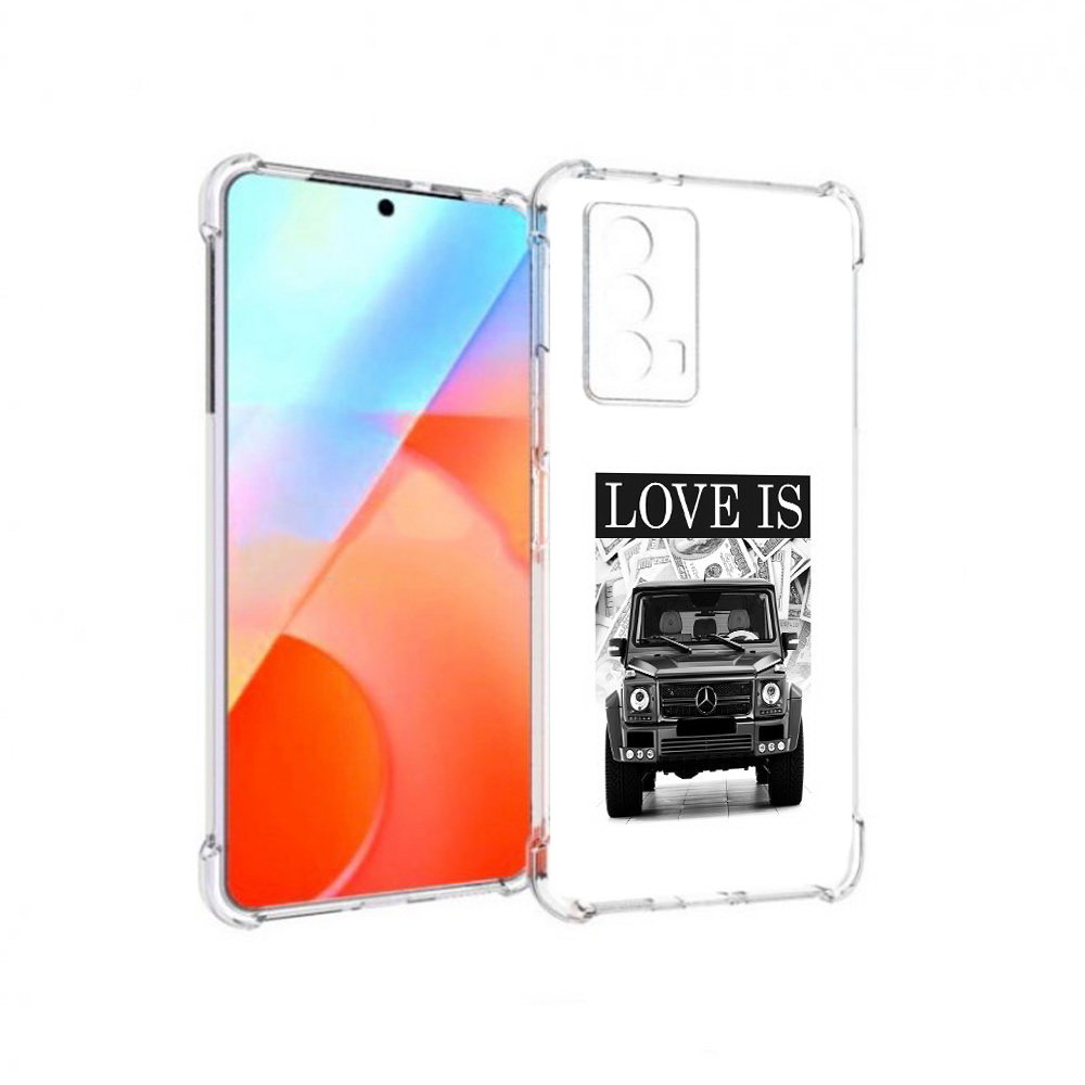 

Чехол MyPads Tocco для Vivo iQOO Z5 гелик (PT226980.401.285), Прозрачный, Tocco