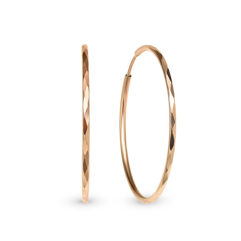 

Серьги конго из серебра 585Gold 702007187, 702007187