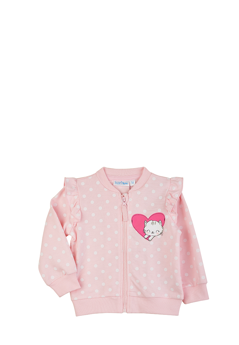 Толстовка детская Kari baby SS22B01800401 цв. р. 80 розовый