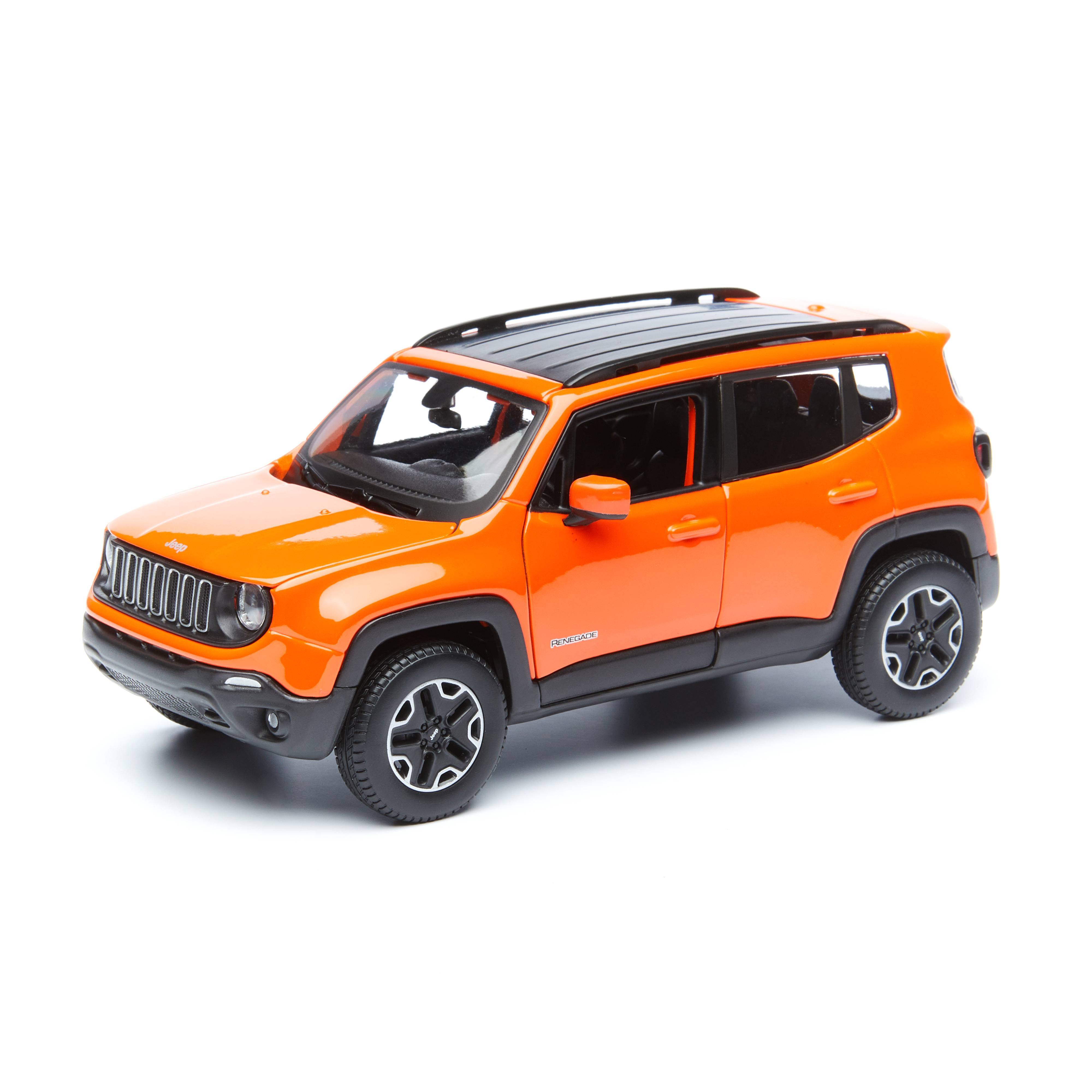 фото Машинка maisto сборная "spal-jeep renegade" 1:24 оранжевая 39282