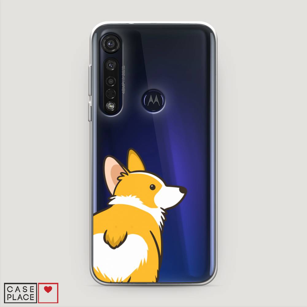 

Чехол Awog на Motorola Moto G8 Plus "Корги следуй за мной", Разноцветный, 241450-2