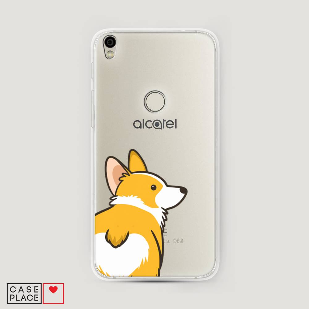 

Чехол Awog на Alcatel Shine Lite / Алкатель Шайн Лайт "Корги следуй за мной", 170350-2