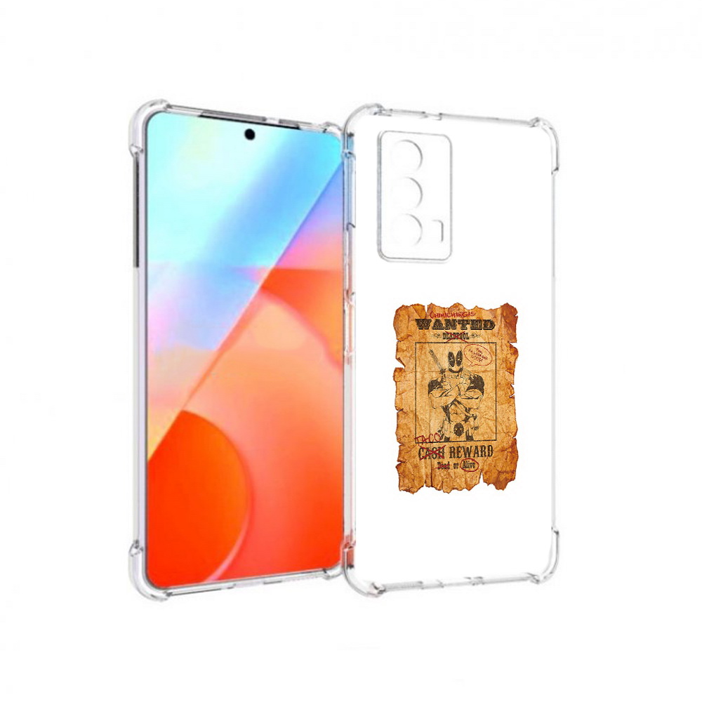 

Чехол MyPads Tocco для Vivo iQOO Z5 дедпул (PT226980.401.317), Прозрачный, Tocco