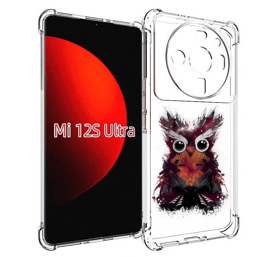 

Чехол MyPads Необычная сова для Xiaomi 12S Ultra, Прозрачный, Tocco
