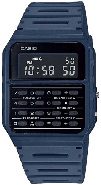 фото Наручные часы мужские casio ca-53wf-2b синие