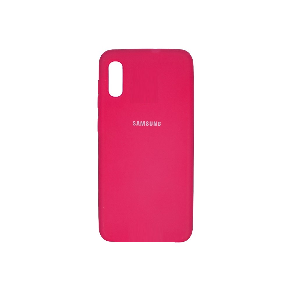 Чехол для Samsung Galaxy A70 silicone case малиновый 390₽