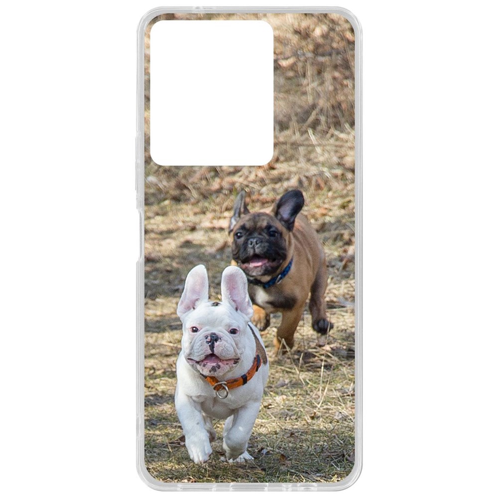 

Чехол-накладка Krutoff Clear Case Догонялки для Vivo Y36, Прозрачный