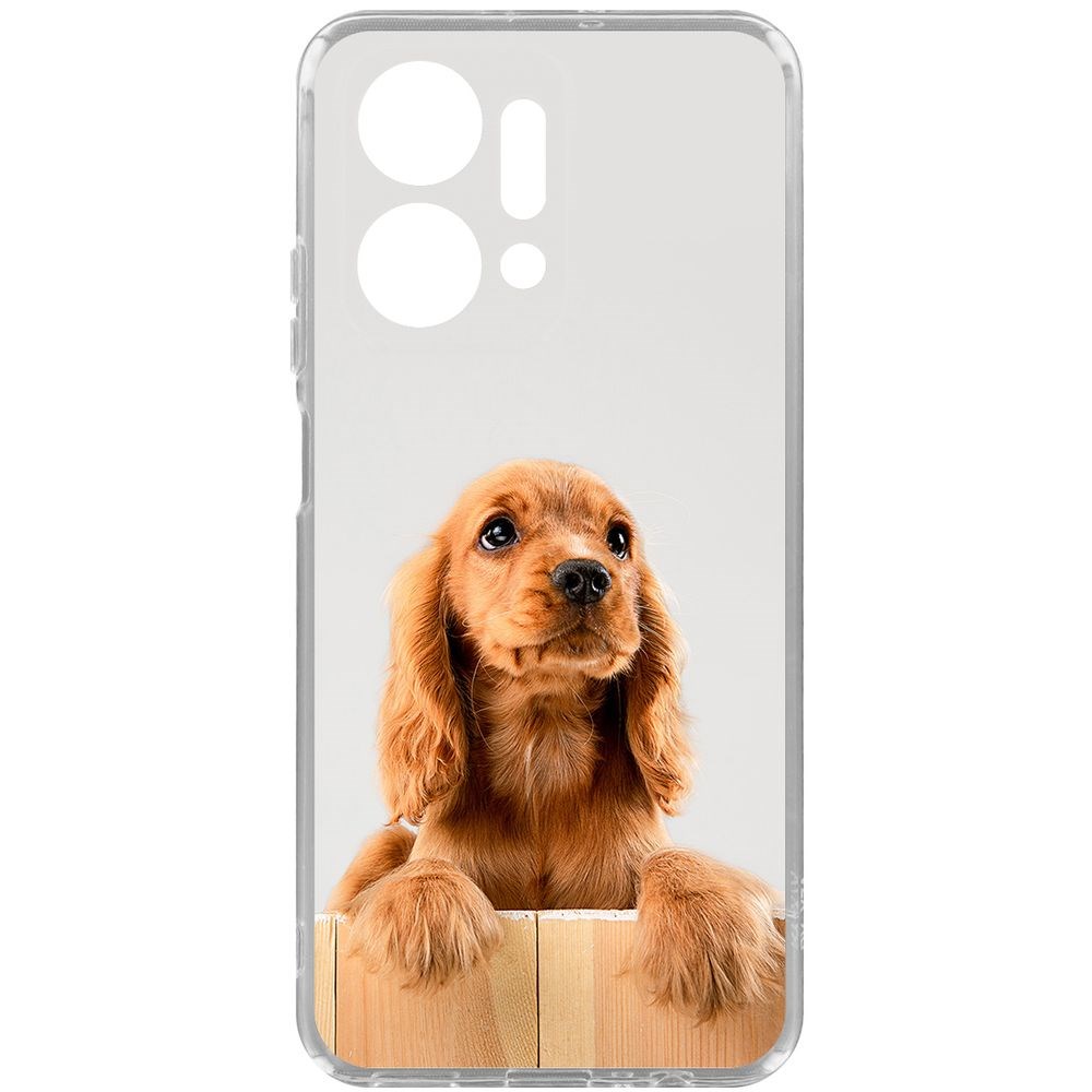 

Чехол-накладка Krutoff Clear Case Выходи играть для Honor X7a Plus, Прозрачный