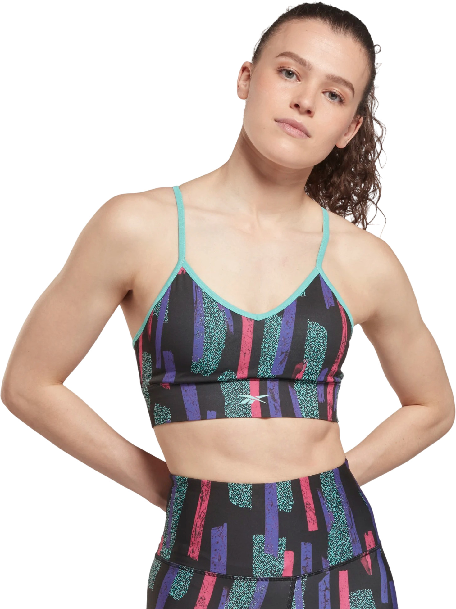 

Топ женский Reebok HG3825 разноцветный L, HG3825