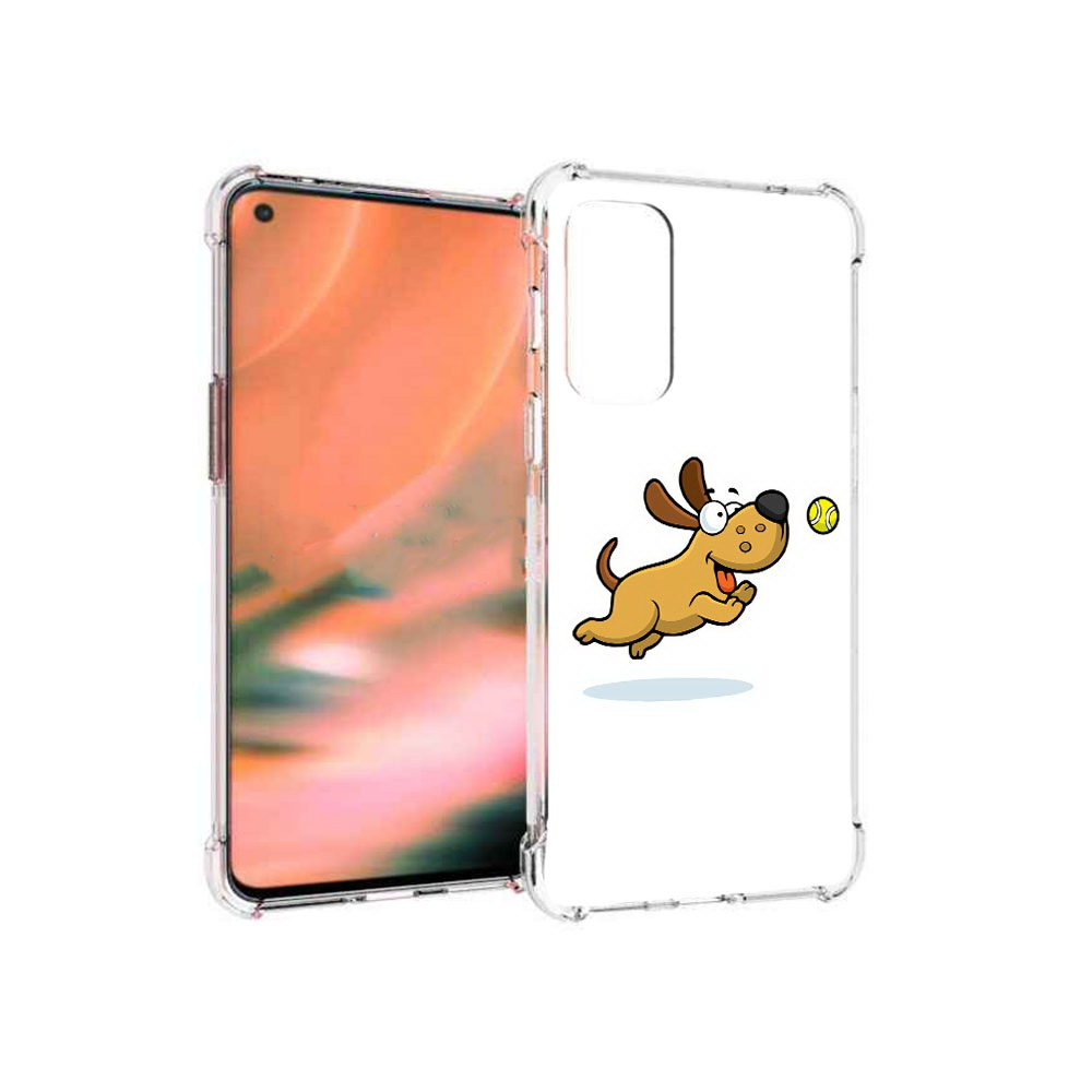 

Чехол MyPads Tocco для OnePlus Nord 2 5G пёсик (PT161451.125.563), Прозрачный, Tocco