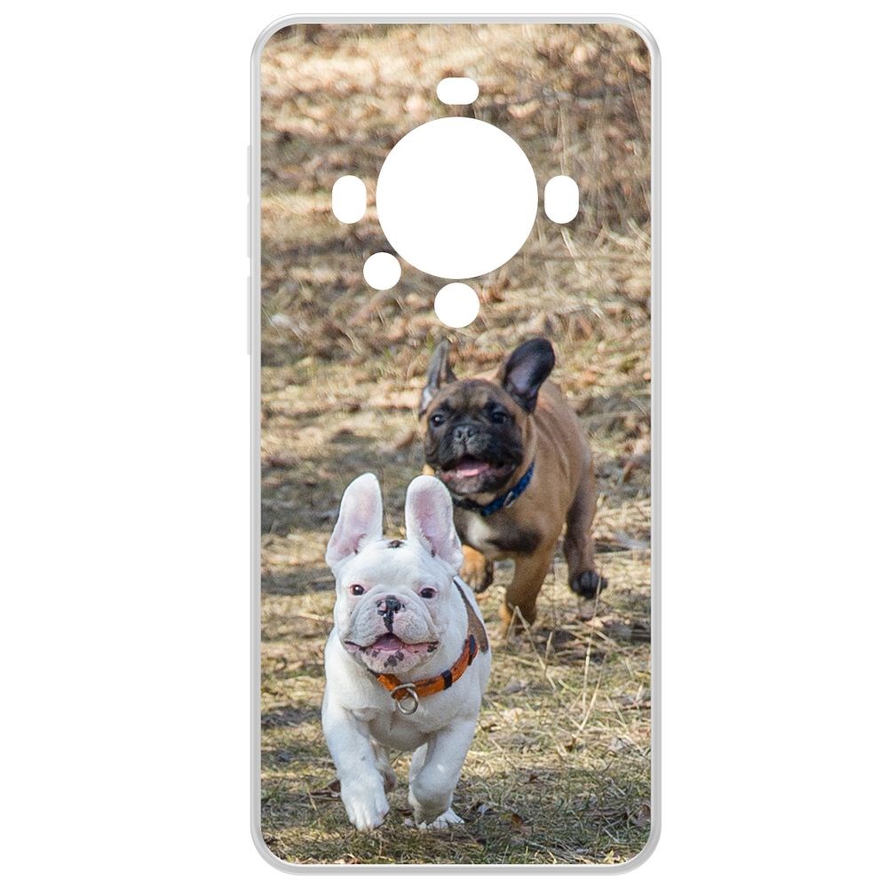 

Чехол-накладка Krutoff Clear Case Догонялки для Huawei Mate 60 Pro, Прозрачный