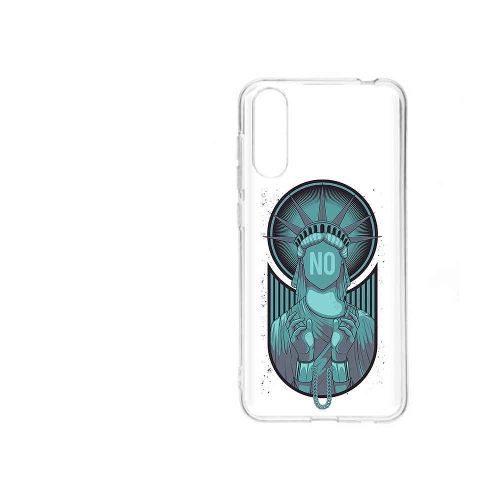 

Чехол MyPads Tocco для ZTE Blade A7 2020 статуя свободы зеленый (PT142232.471.623), Прозрачный, Tocco