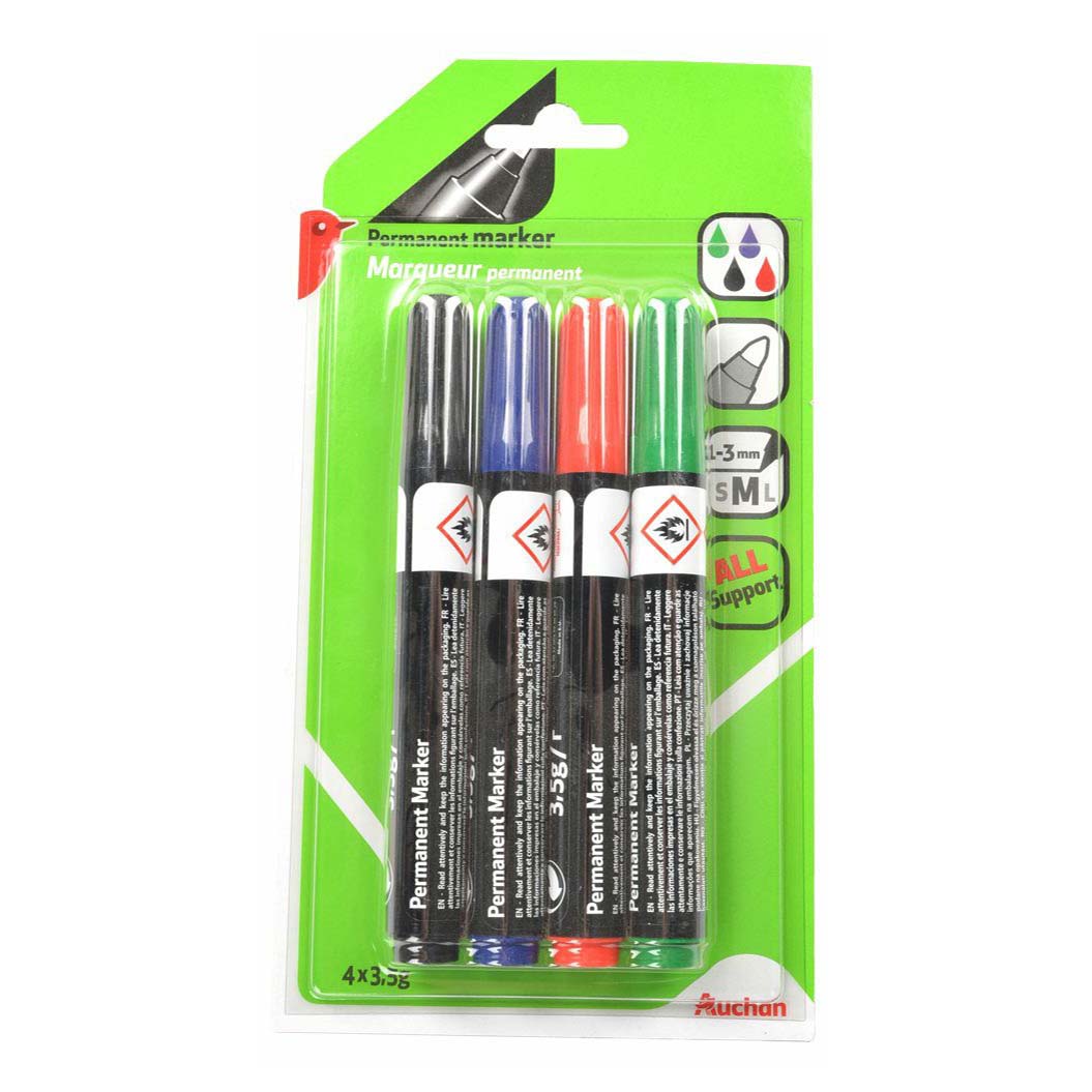 

Набор маркеров АШАН Красная птица 4 цвета