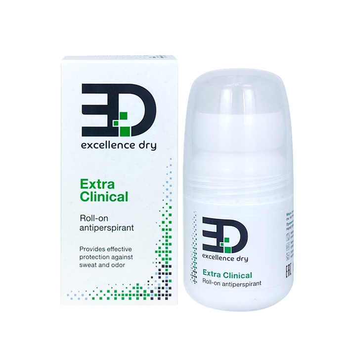 Антиперспирант Excellence Dry Extra Clinical роликовый, 50 мл excellence dry дезодорант антиперспирант roll on every day 50