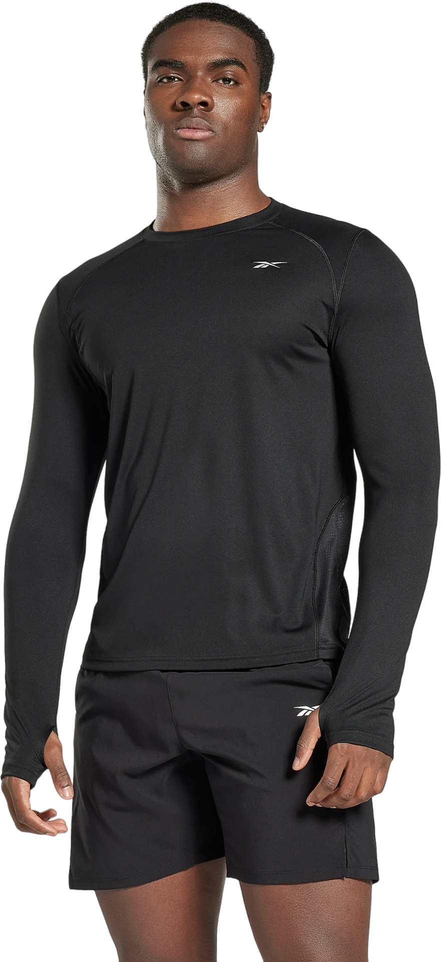 

Лонгслив мужской Reebok HG6734 черный L, HG6734