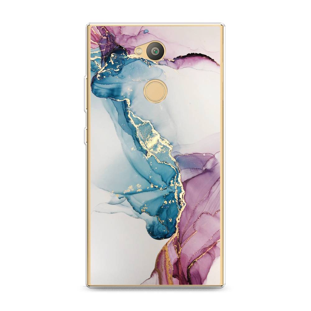 

Чехол на Sony Xperia L2 "Розовые разводы рисунок", 53450-3